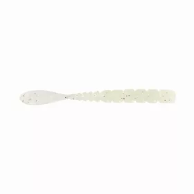   Mustad Aji Fish Tail 5,08cm Clear Luminous Silver Glitter Esca in plastica 12pz