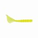 Mustad Aji Parachute Tail 4,31cm Clear Chartreuse Esca in plastica 12pz