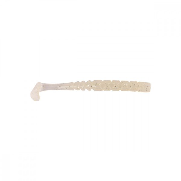 Mustad Aji Paddle Tail 5,08cm White Luminous Esca in plastica 12pz