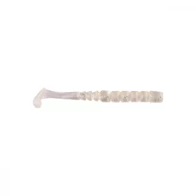   Mustad Aji Paddle Tail 5,08cm Clear Luminous Silver Glitter Esca in plastica 12pz