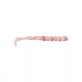   Mustad Aji Paddle Tail 5,08cm Uv Clear Red Glitter Esca in plastica 12pz