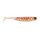Mustad Mezashi Z-Tail Minnow 7,62cm Glitter Rosso Oro Esche in plastica 6 pz