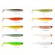 Mustad Mezashi Z-Tail Minnow 8,89cm Bianco Perla Esca in Plastica 6pz