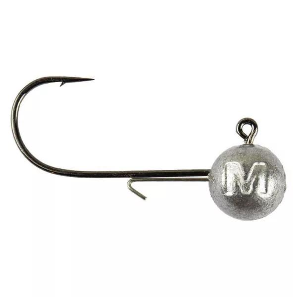 Mustad Ball Jig Head W/Keeper 2 3gr Testa Piombata con Amo 6pz