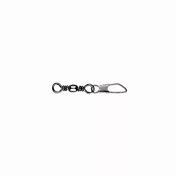 Mustad Girella a barilotto con moschettone di sicurezza 12×A1, 10 pezzi