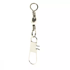   Mustad Girella a barilotto con moschettone interlock 1/0×B5, 6 pezzi