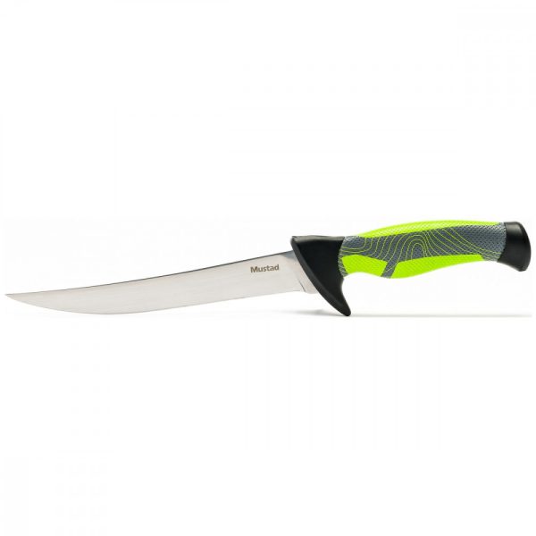 Mustad Premium 17,78cm Coltello da Filetto a Strisce Verdi