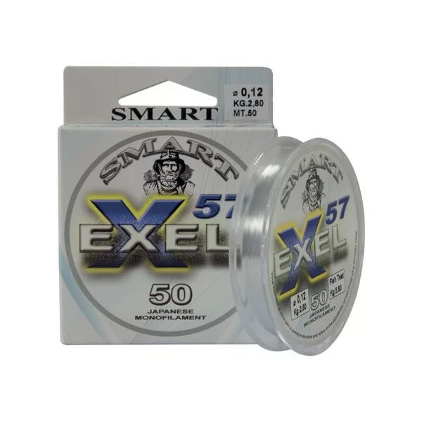 Maver Monofilo Exel 57 50m 0,080mm Monofilo da terminale