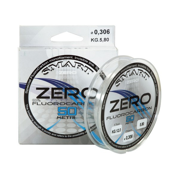 Maver Monofilo Zero Fluorocarbon 50m 0,205mm Terminale