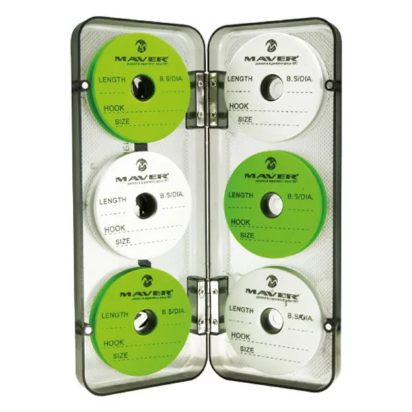 Maver Box 6 Eva Spool Green/Grey Portaterminale