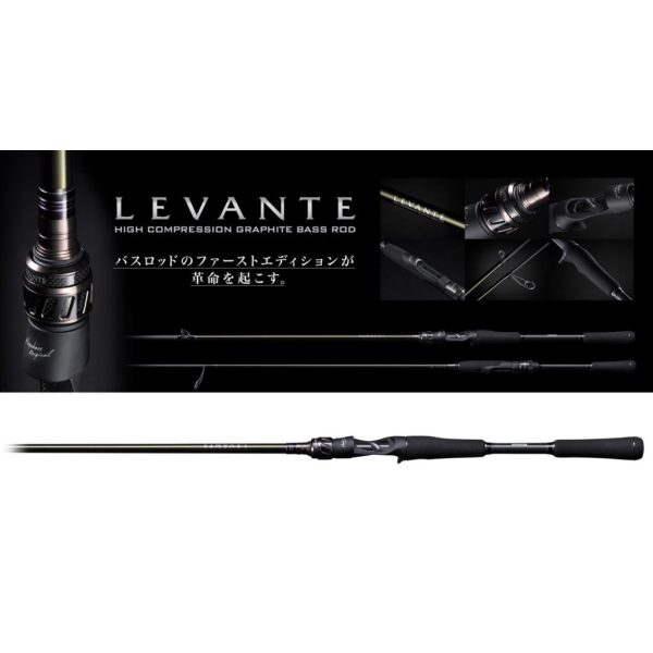 Megabass Levante JP F4-72LV Baitcast 2P 219cm 7-28gr 2 Részes Casting Pergető Bot