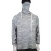 Major Craft Sun Protection Hoodie Grigio Chiaro Resistente UV Top con Cappuccio 3XL