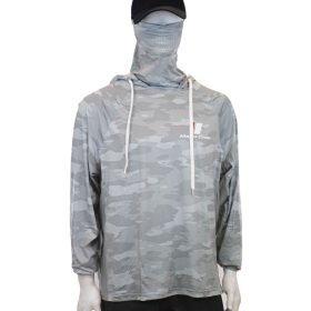   Major Craft Sun Protection Hoodie Grigio Chiaro Resistente UV Top con Cappuccio 3XL