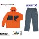 Major Craft Rain-X Tuta antipioggia due pezzi Arancione M
