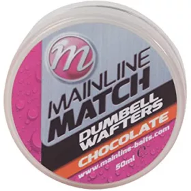   Mainline Match Dumbell Wafters 6mm - Arancione - Cioccolato - wafters esca per amo