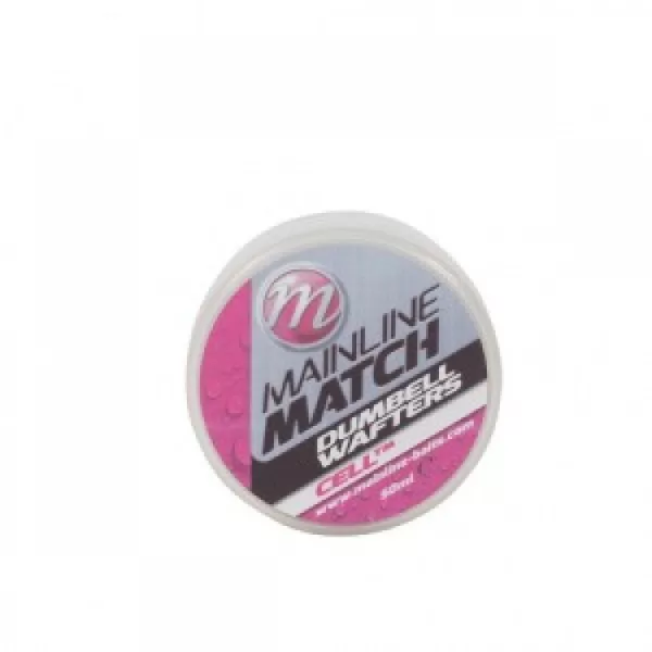 Mainline Match Dumbell Wafters 10mm - White - CellTM - esca wafters