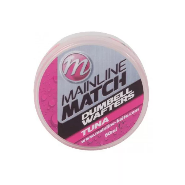 Mainline Match Dumbell Wafters 10mm - Pink - Tuna - esca wafters