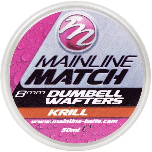 Mainline Match Dumbell Wafters Red Krill Esca da innesco 8mm 50ml