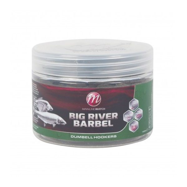 Mainline Big River Barbel Dumbell Hookbaits Esca 15x18mm