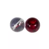 Fox Rage SP 6mm Clear and Red Glass Beads Perle di Vetro