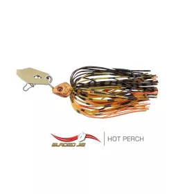 Fox Rage Bladed Jig 7gr Hot Perch Jig con gonna
