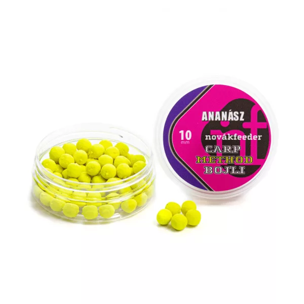 Novák Feeder 10mm Ananas Boilie Method per carpe 25gr