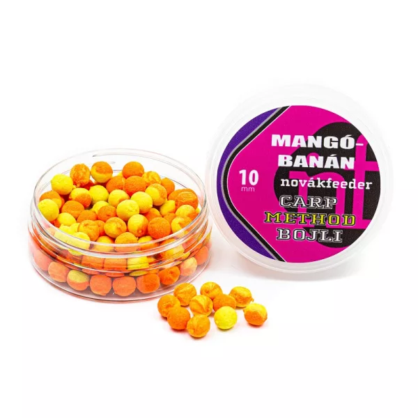 Novák Feeder 10mm Mango-Banana Boilie Method per carpe 25gr