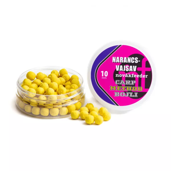 Novák Feeder 10mm Arancia - Acido butirrico Boilie Method per carpe 25gr