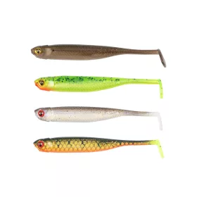   Fox Rage Mini Tiddler Mixed Colour Pack Loaded 7cm Esca in plastica 4pz