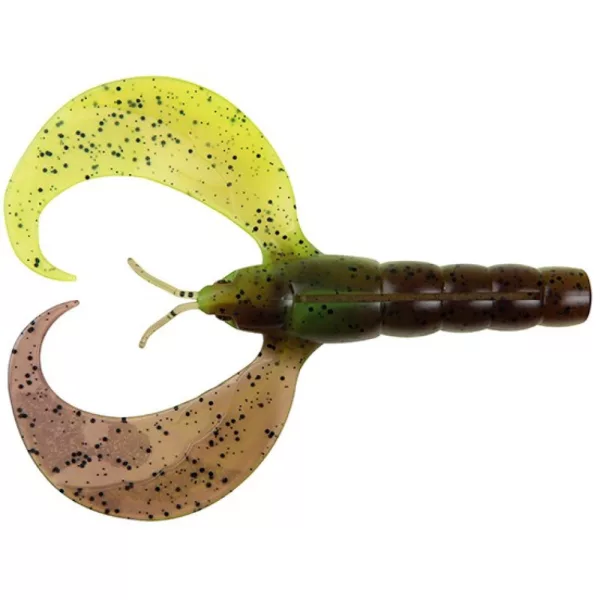 Fox Rage Mini Craw UV Green Pumpkin Esca Artificiale in Gomma 8cm
