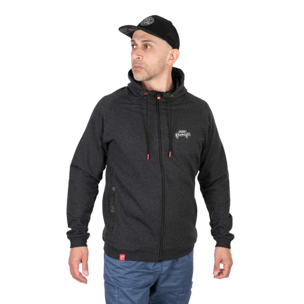 Fox Rage Voyager Hoody Grigio Scuro Felpa con Zip 2XL