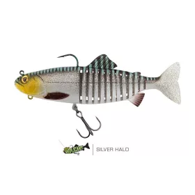   Fox Rage Jointed Replicant 18cm 80gr Silver Halo Esca in gomma