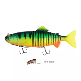   Fox Rage Jointed Replicants 32cm Fire Tiger UV Esca artificiale