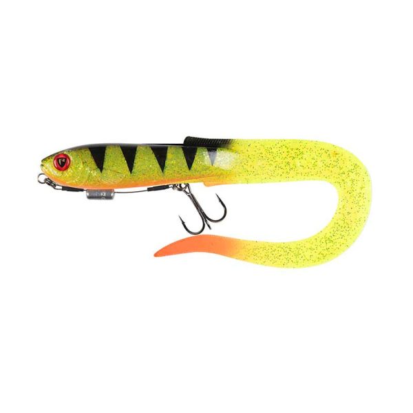 Fox Rage Slick Eel Loaded 21cm UV Perch Esca in Plastica