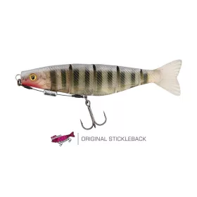   Shad in Gomma Fox Rage Pro Shad Jointed Loaded 14cm UV Original Stickleback