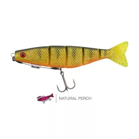   Fox Rage Pro Shad Jointed Loaded 14cm UV Natural Perch Esca Morbida