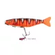Fox Rage Pro Shad Jointed Loaded 14cm UV Red Wake Esca Morbida