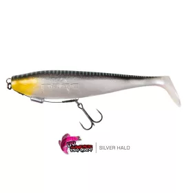   Fox Rage Zander Pro Shad 16cm Loaded UV Silver Halo Esca in gomma