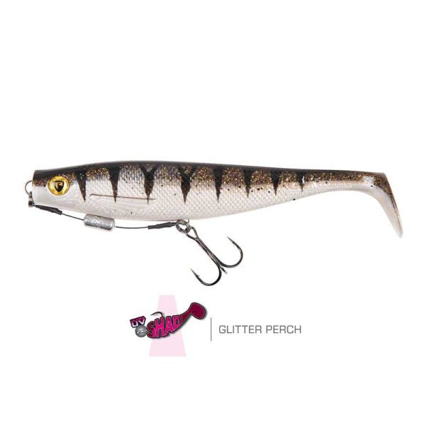Softbait Fox Rage Pro Shad 14cm Loaded UV Glitter Perch