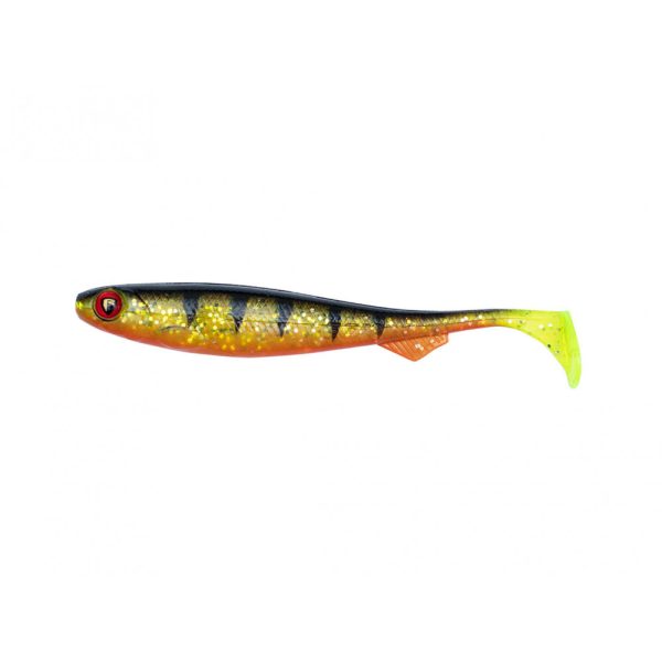 Fox Rage Slick Shad Ultra UV 9cm Perch Esca Artificiale in Gomma