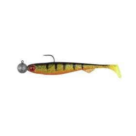   Fox Rage Bulk Loaded Slick Shads UV Perch 9cm 2/0 10gr Esca in plastica