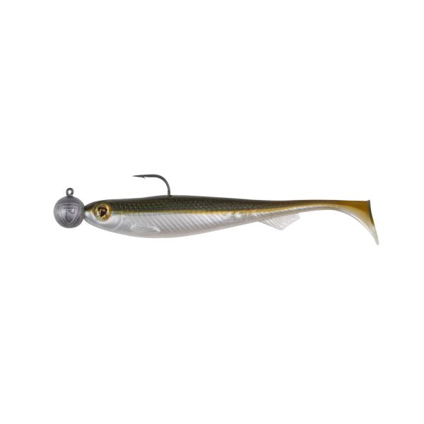 Fox Rage Bulk Loaded Slick Shads UV Arkansas Shiner 9cm 2/0 10gr Esca in plastica