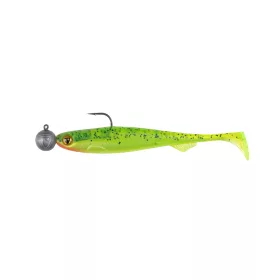   Fox Rage Bulk Loaded Slick Shads UV Lemon Tiger 11cm 3/0 12gr Esca in plastica