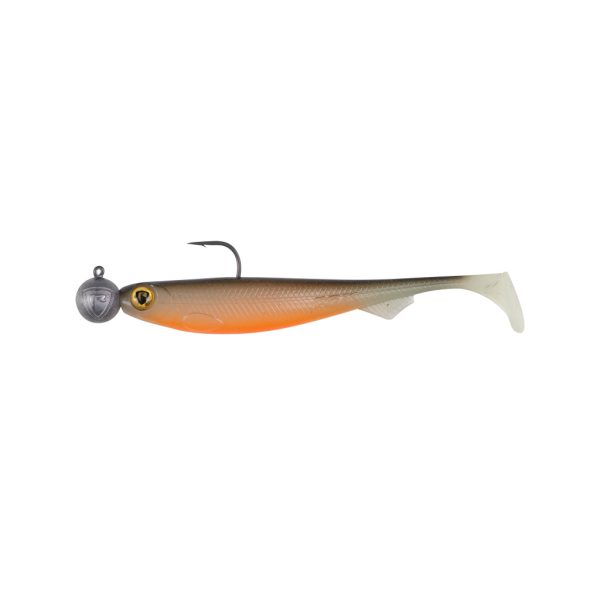 Fox Rage Bulk Loaded Slick Shads UV Hot Olive 11cm 3/0 12gr Esca in plastica