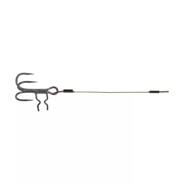 Fox Rage Strike Point Grande Esca 10cm 65lb Misura 1/0 Rig Stinger 2pz