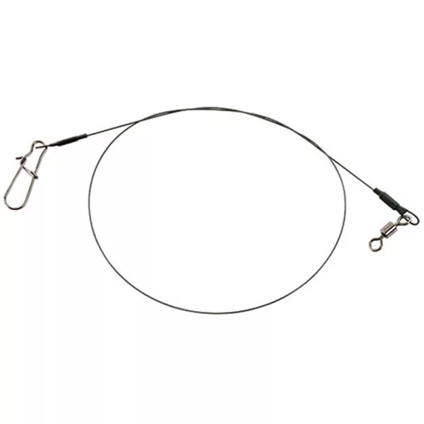 Fox Rage Rage Strike Point 7 Strand Titanium Leader Terminale da Predatore 2pz 50cm 23kg