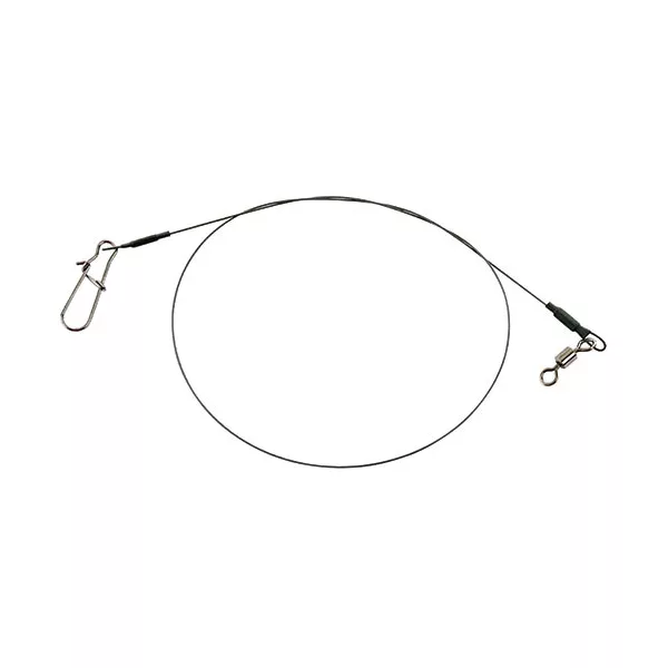 Fox Rage Rage Strike Point 7 Strand Titanium Leader Terminale da Predatore 2pz 50cm 34kg