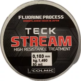 Colmic Teck Stream 50m 0,103mm Monofilo per Terminali