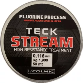 Colmic Teck Stream 50m 0,115mm Monofilo per Terminali