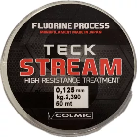 Colmic Teck Stream 50m 0,125mm Monofilo per Terminali